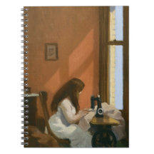 Mädchen an einer Nähmaschine (von Edward Hopper)