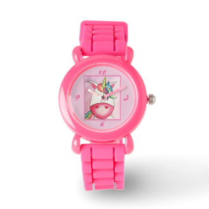 Mädchen Armbanduhren - Mehrfarbiges Einhorn