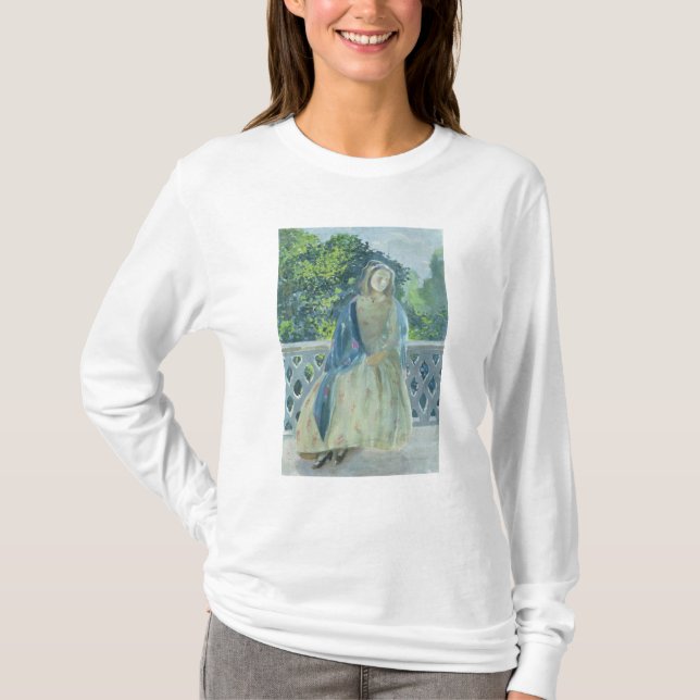 Mädchen auf Balcony, 1900 T-Shirt (Vorderseite)