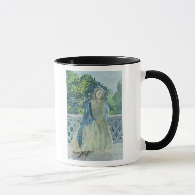 Mädchen auf Balcony, 1900 Tasse (Rechts)