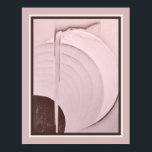 Mädchen auf dem Mond - Major Felton Art Deco Poster<br><div class="desc">1930er "Girl on the Moon" Art Deco Druck von Major Felten 11x14 gezeigt. Erhältlich in anderen Größen,  sowie Leinwand.</div>