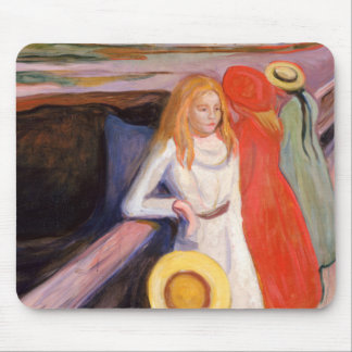 Mädchen auf der Brücke Mousepad