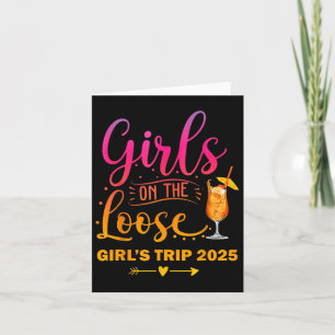 Mädchen auf der Lose, Gefärbte Krawatte Girls Week Karte