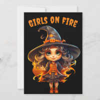 Mädchen auf Feuer