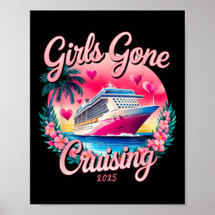 Mädchen auf Kreuzfahrt 2025 Frauen Kreuzfahrt Urla Poster