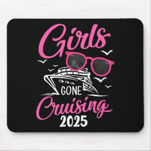Mädchen auf Kreuzfahrt 2025 Urlaubs-Party-Kreuzfah Mousepad