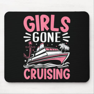 Mädchen auf Kreuzfahrt Urlaub Boot Kreuzfahrt Mädc Mousepad