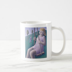 Mädchen auf Schwingen 1996 Kaffeetasse