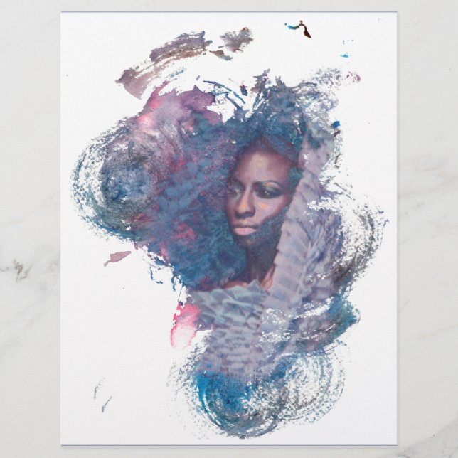 Mädchen aus Afrika (Vorderseite)