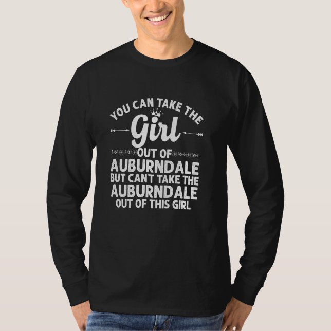 Mädchen aus Auburndale Fl Florida Funny Zuhause Ro T-Shirt (Vorderseite)