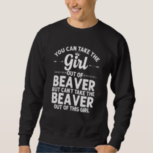 Mädchen aus Biber Pa Pennsylvania Funny Zuhause Ro Sweatshirt
