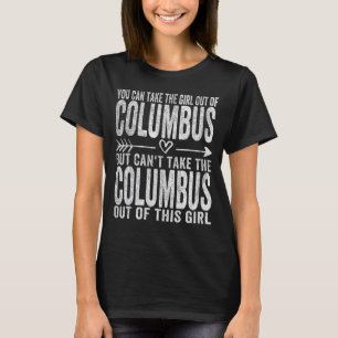 Mädchen aus Columbus Georgia Heimat Zuhause Columb T-Shirt