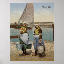 Mädchen aus den Niederlanden Poster