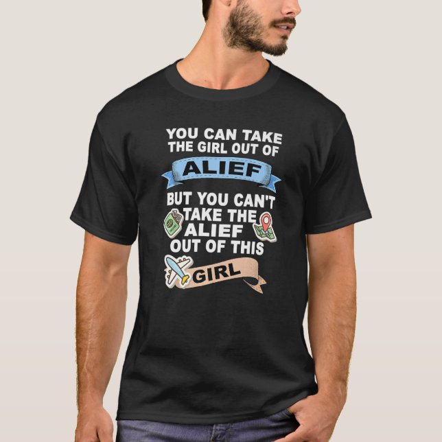 Mädchen aus der Stadt Alief T-Shirt (Vorderseite)