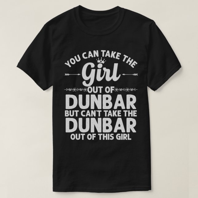 Mädchen aus DUNBAR WV WEST VIRGINIA Geschenk Funny T-Shirt (Design vorne)