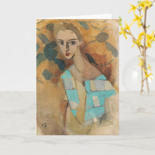 Mädchen aus Eydtkuhne, H.Schjerfbeck Karte