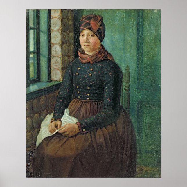 Mädchen aus Fano, 1834 Poster (Vorne)