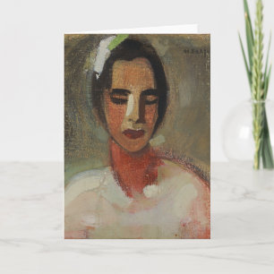 Mädchen aus Kalifornien, Helene Schjerfbeck Karte