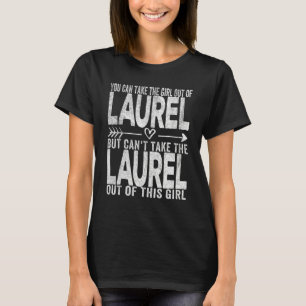 Mädchen aus Laurel Mississippi Heimatort Zuhause L T-Shirt