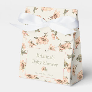 Mädchen-Baby-Party-Geschenkschachtel mit rosa Rose Geschenkschachtel