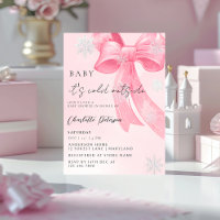 Mädchen-Baby-Party Tannenbäume Winter Schleife Kok