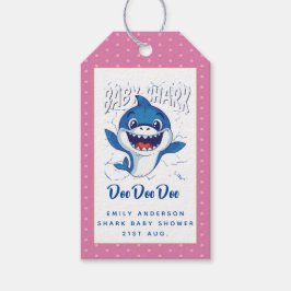 Mädchen BABY SHARK Dusche Dock Niedlich Pink indiv Geschenkanhänger