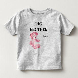 Mädchen Baby Shower Outzug süßer großer Bruder 2T  Kleinkind T-shirt