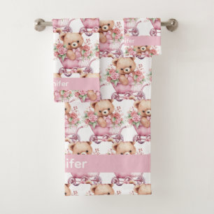 Mädchen-Bade- und Handtuch-Set für Babys und Klein Badhandtuch Set