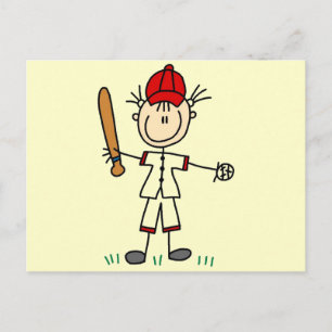 Mädchen Baseballspieler T-Shirts und Geschenke Postkarte
