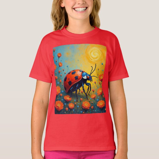 Mädchen Basic T-Shirt (Vorderseite)