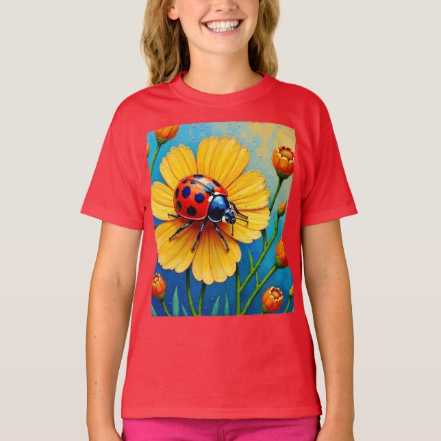 Mädchen Basic T-Shirt (Vorderseite)