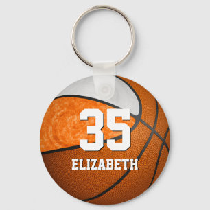 Mädchen Basketball Orange Farben Schlüsselanhänger