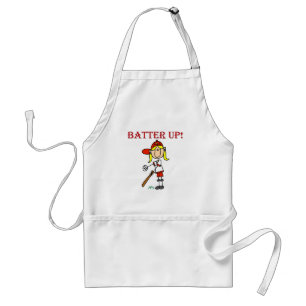 Mädchen Batter Up T-Shirts und Geschenke Schürze