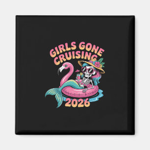 Mädchen beim Cruising 2026 Meerjungfrau Flamingo U Magnet