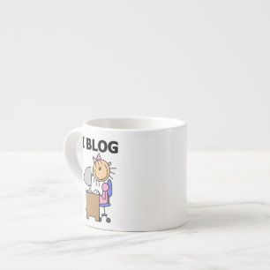 Mädchen-Bloggerin Espressotasse