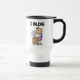 Mädchen-Bloggerin Reisebecher