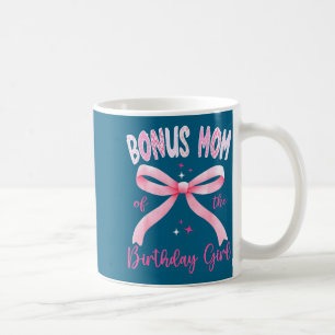 Mädchen-Bonus-Mama-Geburtstag-Rosa Coquette Kaffeetasse