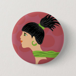 Mädchen Button