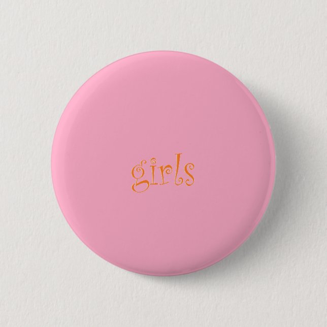 Mädchen Button (Vorderseite)