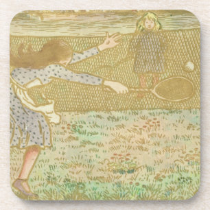 Mädchen Camille Pissarros  , die Tennis, von Untersetzer