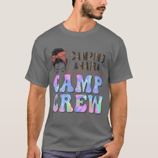 Mädchen Camping Haare Egal Camping-Crew Junge T-Shirt