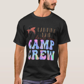 Mädchen Camping Haare Egal Camping Crew Junge T-Shirt