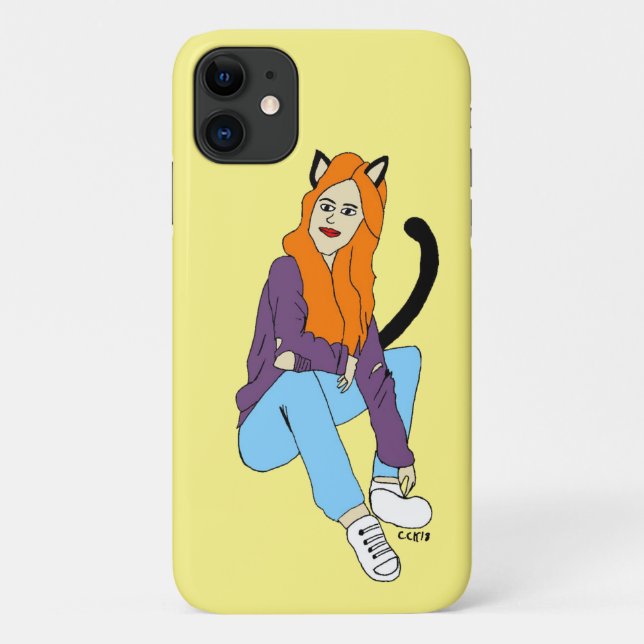 Mädchen Case-Mate iPhone Hülle (Rückseite)