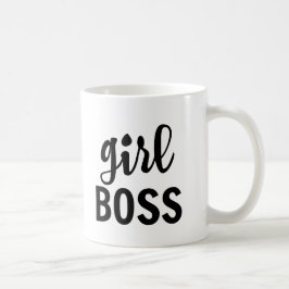 Mädchen-Chef-Kaffee-Tasse Kaffeetasse