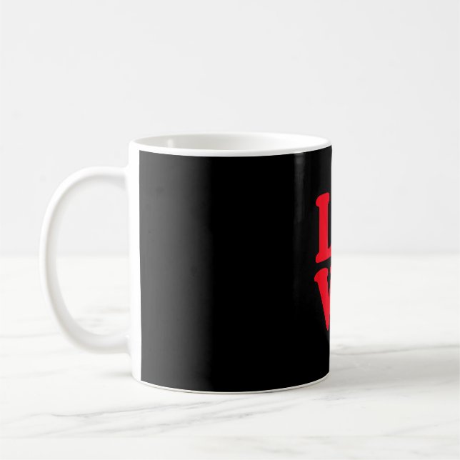 Mädchen Cool I Liebe Fußball Kaffeetasse (Links)