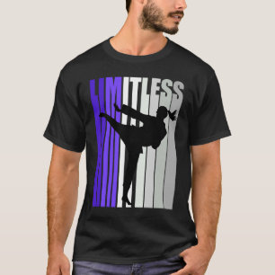 Mädchen Cool Karate grenzenlos Lila Niedlich, aber T-Shirt