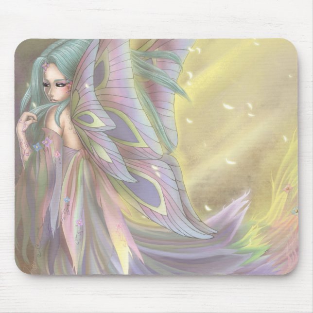 Mädchen der Erde-Fee Mousepad (Vorne)