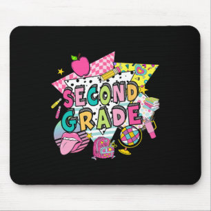 Mädchen der zweiten Klasse zurück zur Schule Paste Mousepad