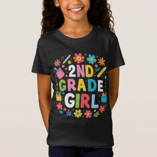 Mädchen der zweiten Klasse zweite Klasse Klasse zu T-Shirt