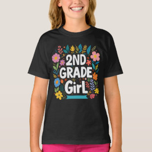 Mädchen der zweiten Klasse zweite Klasse Klasse zu T-Shirt